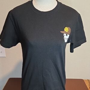 Alstyle‎ Black Tee with Skull Graphic